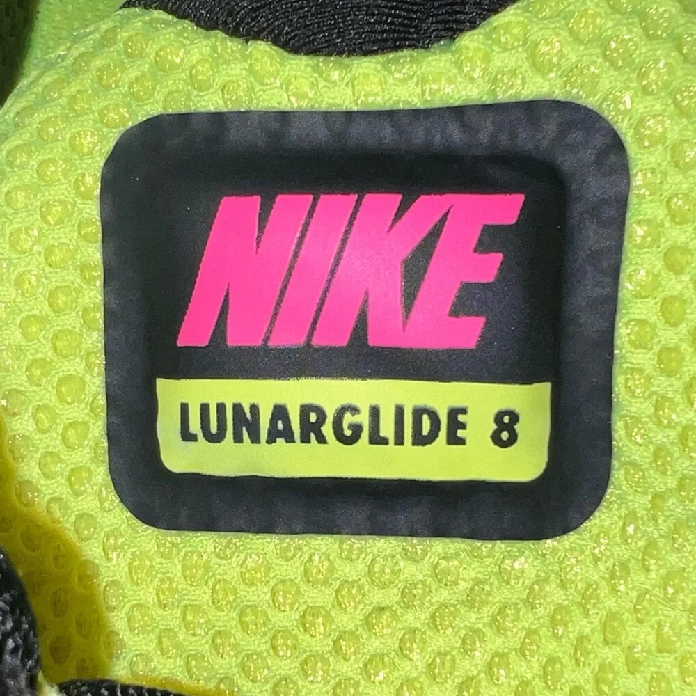 Womens Nike Lunarglide 8 SIZE 9 OC Unlimited Olympic Collection Pink/Yellow